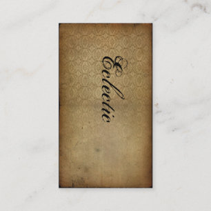 Tarjeta De Visita Vintage ecléctico