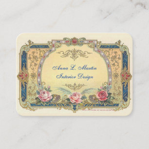 Tarjeta De Visita Vintage Elegant French Country Card