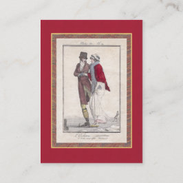 Tarjeta De Visita Vintage elegante patinador profesional del coche