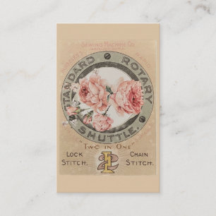 Tarjeta De Visita Vintage estándar del muelle del acelerador rotario