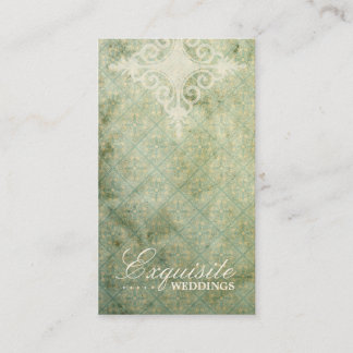 Tarjeta De Visita Vintage exquisito de la cal de la CROMATOGRAFÍA