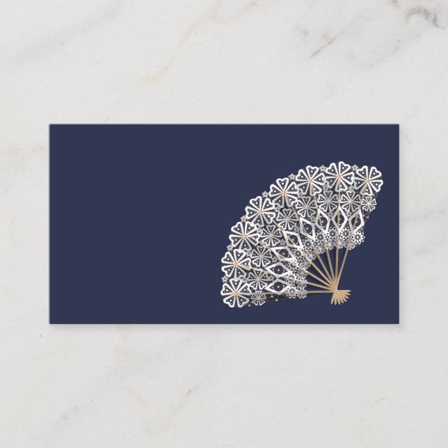 Tarjeta De Visita Vintage-Fan (Anverso)