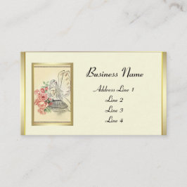 Tarjeta De Visita Vintage Flower Fairy