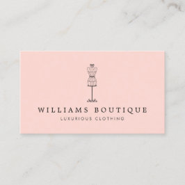 Tarjeta De Visita Vintage Form Boutique Rubor