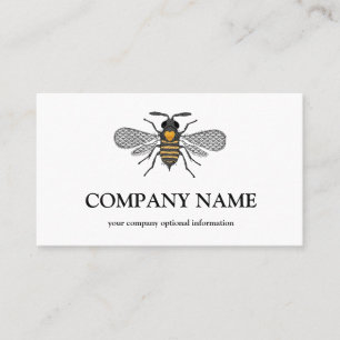Tarjeta De Visita Vintage Honeycomb Bee BeeKeeper Honey Apairist