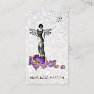 Tarjeta De Visita *~* Vintage Jewels Mágico Fairy Amethyst 