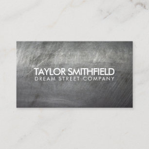 Tarjeta De Visita Vintage Metalizado