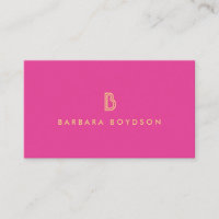 VINTAGE MODERNA COLOR ROSA Y ORO INICIAL LOGO MONO