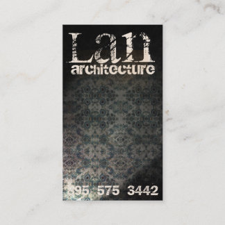 Tarjeta De Visita Vintage moderno