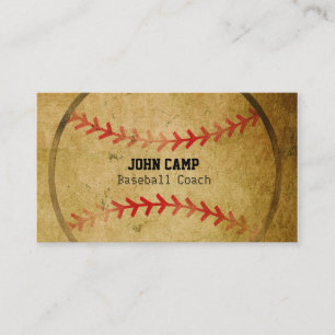 Tarjeta De Visita Vintage Old Look Baseball Sports Card