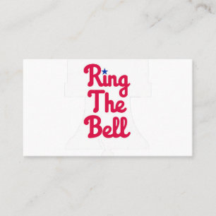 Tarjeta De Visita Vintage Philly Ring the Bell Philadelphia Baseball