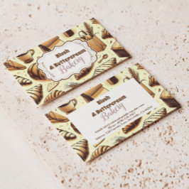 Tarjeta De Visita Vintage Rustic Bakery