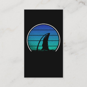 Tarjeta De Visita Vintage Shark Fin Shark Love