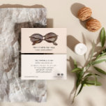 Tarjeta De Visita Vintage Sungafas segunda mano<br><div class="desc">Elegantes tarjetas de visita para la tienda vintage de bronceado o accesorios o el mercado de ropa de segunda mano, reparación de gafas de sol, profesionales de la puesta de sol, cuentan con elegante iluminación vintage de gafas de sol anticuadas en marrón y negro. Personalizar la parte delantera con dos...</div>