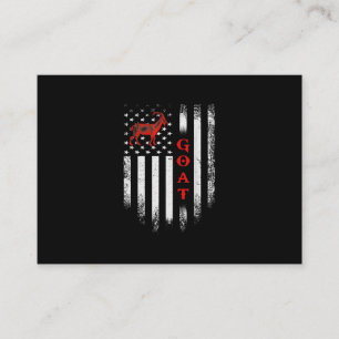 Tarjeta De Visita Vintage US Bandera Estadounidense