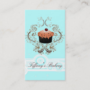 Tarjeta De Visita Vintage Victoria Fancy Boutique Blue Business