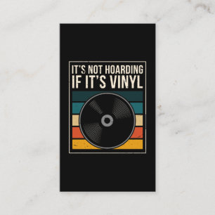 Tarjeta De Visita Vinyl Collector Music DJ Record Vinyl
