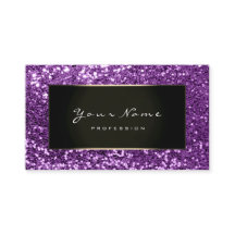 Violet, bloguero de moda purpurina, con marco