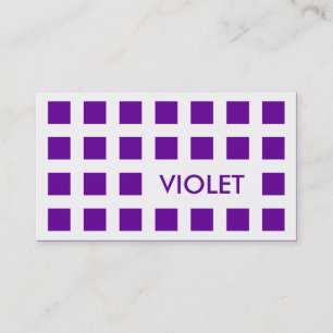 Tarjeta De Visita VIOLET (cuadrados mod)