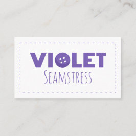 Tarjeta De Visita Violet Seamstress
