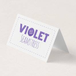 Tarjeta De Visita Violet Seamstress