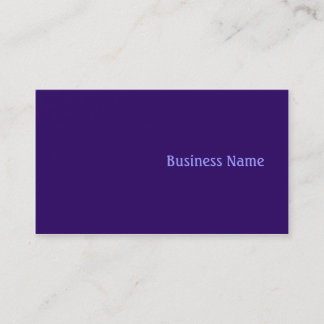 Tarjeta De Visita Violeta