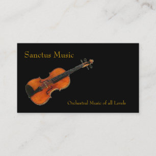 Tarjeta De Visita Violin Business Card
