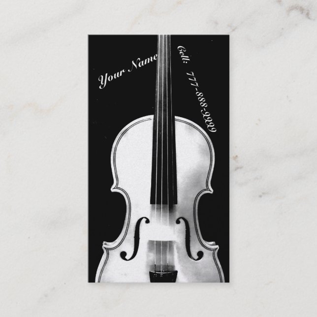 Tarjeta De Visita Violinistic (Anverso)