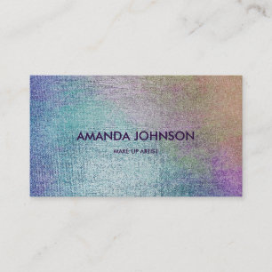 Tarjeta De Visita Vip de artista minimalista de maquillaje de crista
