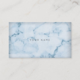Tarjeta De Visita Vip de mármol azul gris blanco