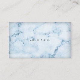 Tarjeta De Visita Vip de mármol azul gris blanco