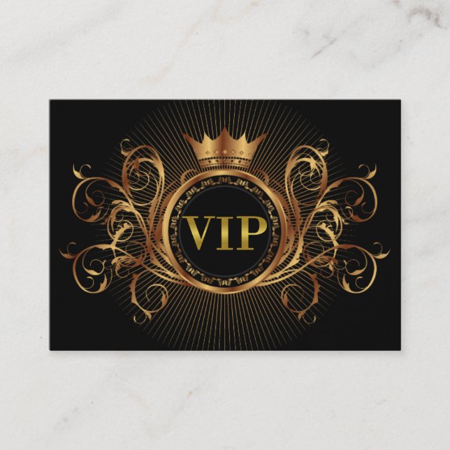 Tarjeta de visita VIP / Pase / Invitación (Anverso)