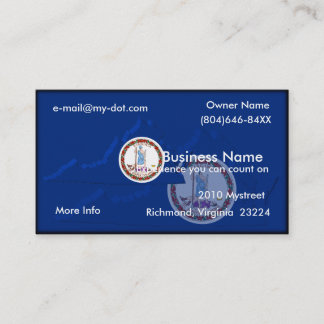 Tarjeta De Visita Virginia Business Card