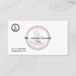 Tarjeta De Visita Virginia Great Seal