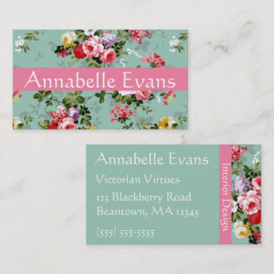 Tarjeta De Visita Virtudes victorianas cuatro