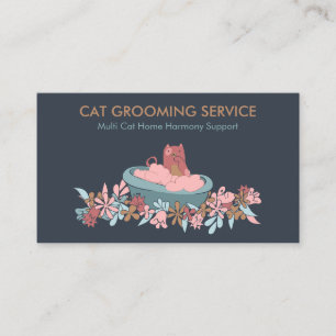 Tarjeta De Visita Visitas a domicilio para gatos mayores