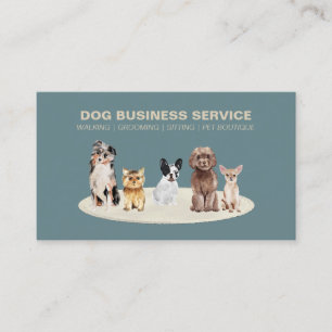 Tarjeta De Visita Visitas de perros de cuidado de mascotas en el hog