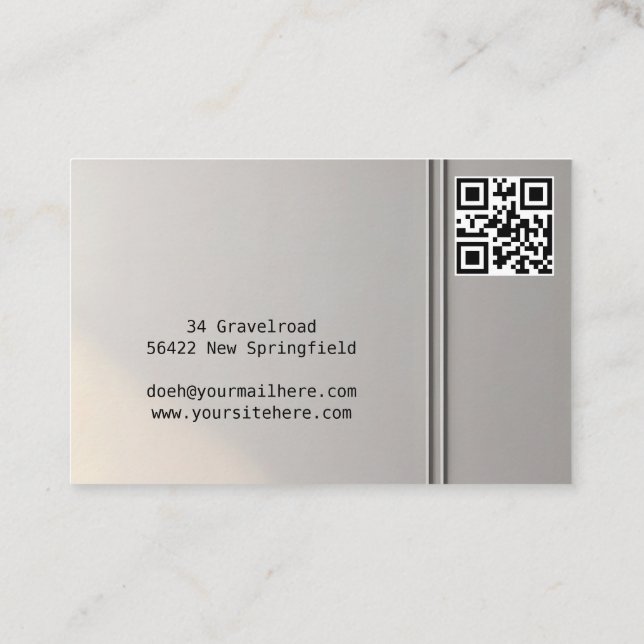 Tarjeta De Visita Visitenkarte Immobilienmakler Raumausstatter etc (Reverso)