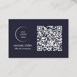 Tarjeta De Visita Visitenkarte mit QR-Code & Logo