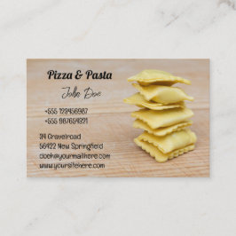 Tarjeta De Visita Visitenkarte Pizza & Pasta Design 3