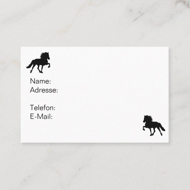 Tarjeta De Visita Visitenkarte zum Selbergestalten (Anverso)