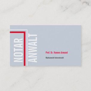 Tarjeta de visita Visitenkarten Frischer Luxus