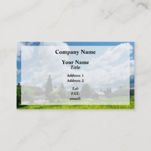 Tarjeta De Visita Vista de granja