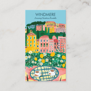 Tarjeta De Visita Vista desde Balcony Vacation Rentals Realtor QR Ar