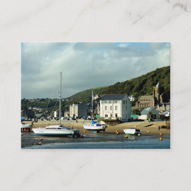 TARJETA DE VISITA VISTAS DE GALES (Anverso)