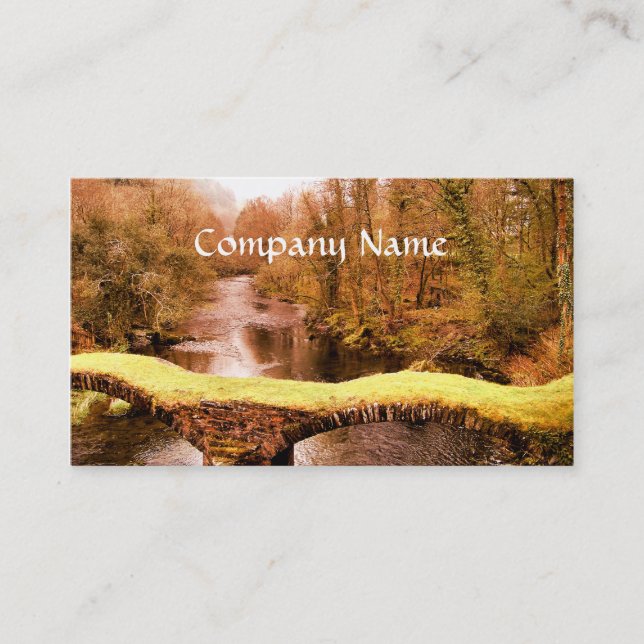 TARJETA DE VISITA VISTAS DE GALES (Anverso)