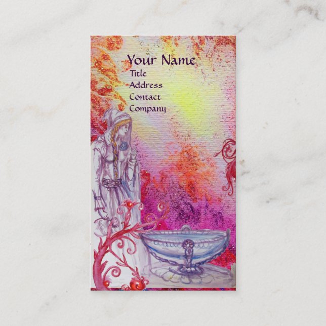 Tarjeta De Visita VIVIEN monograma (Anverso)