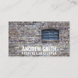Tarjeta De Visita "Vivienda de ladrillo" personalizada (estadouniden