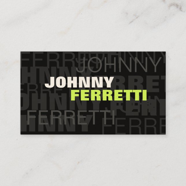 Tarjeta De Visita Vogue viii (Anverso)