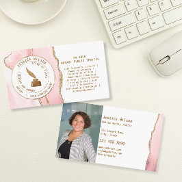 Tarjeta De Visita Volante de fotos de firma de préstamo público de n